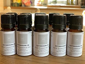 photograph of essential oils 