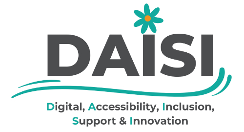 graphic with the word daisi and a little daisy flower